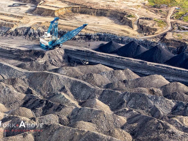 Aerial view of Coal Mining Operations 120919_5010