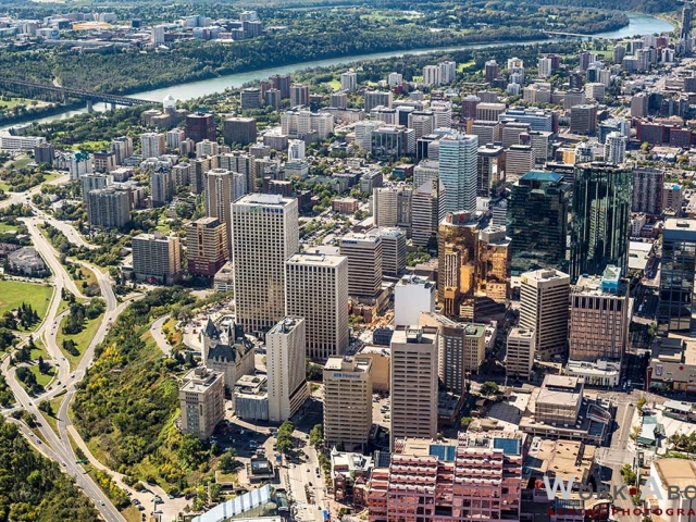 Aerial Photo of Edmonton, AB