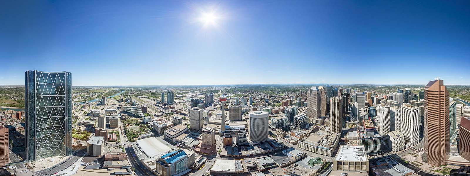 Downtown Calgary, Alberta panorama